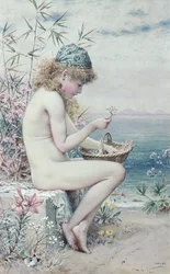 Girl with a Basket of Coral